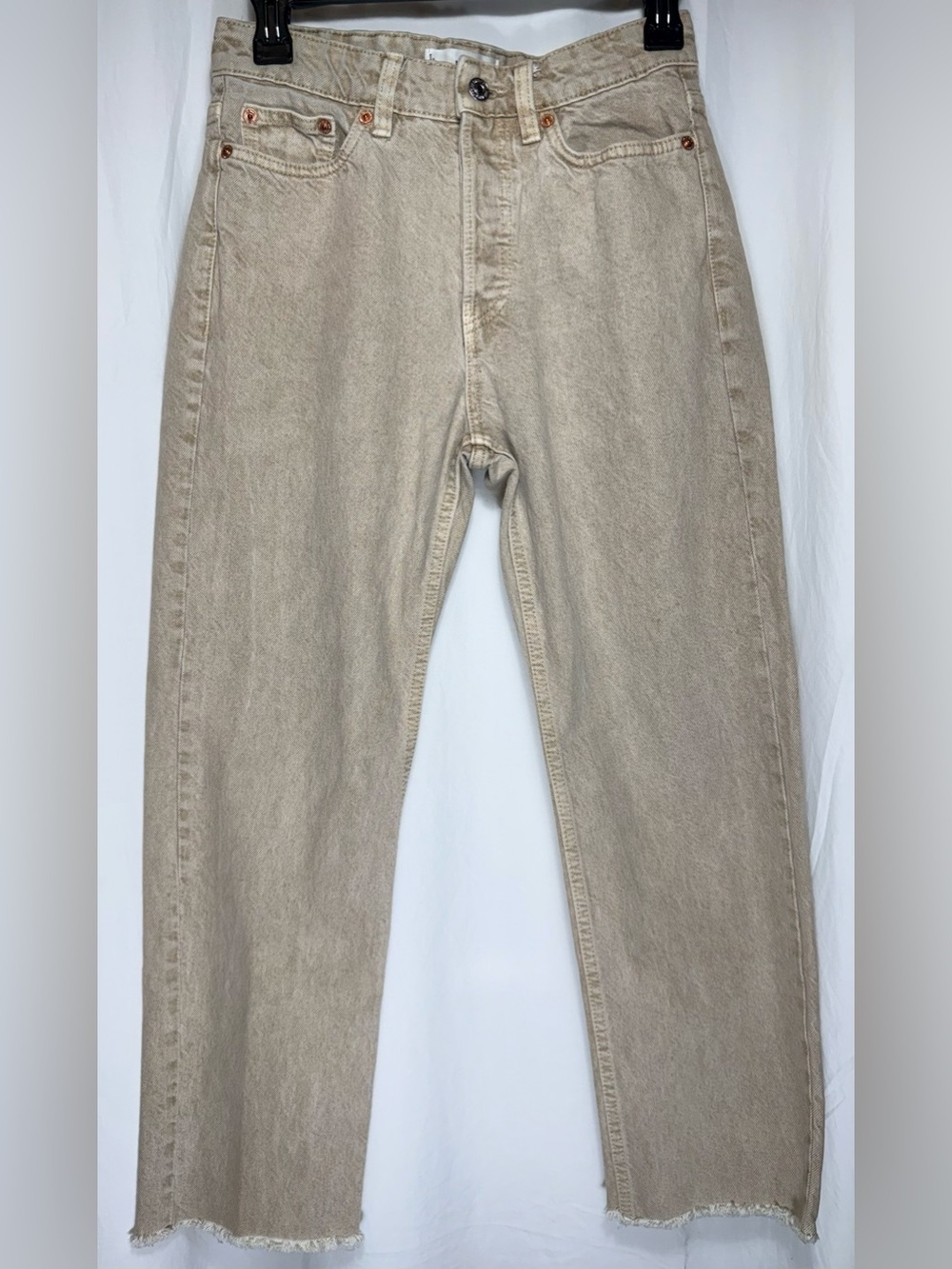 MANGO MNG Havana Cropped Ankle Jeans